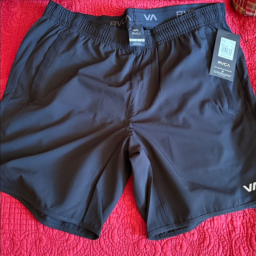 Men’s RVCA Black Performance Shorts NWT